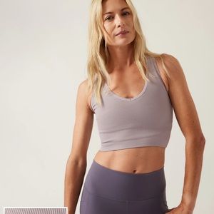 Athleta Aurora Seamless Crop Rib Tank